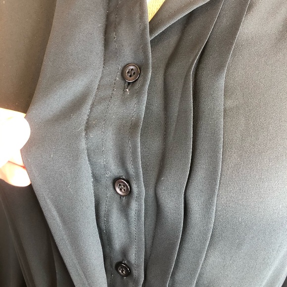 VTG Ms Chause black front pleated sheer collar - Picture 10 of 12